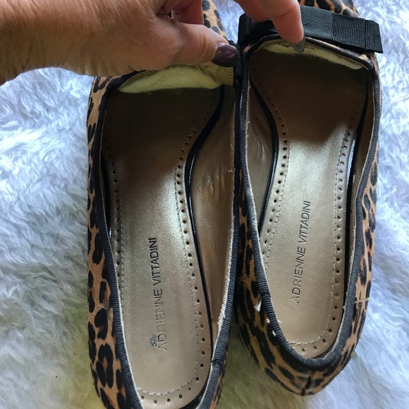 Leopard print w/grosgrain bow hairlike material - Picture 4 of 8